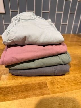 Four pairs of boys shorts 5t (one 4T but fits like 5t)